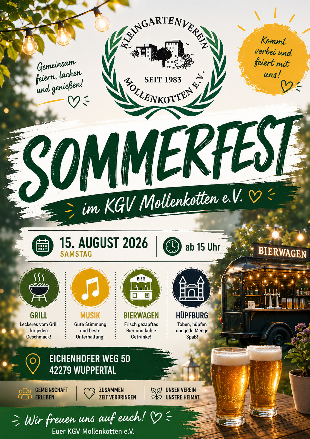 Sommerfest 2026 15.08.2026
